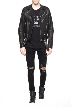 Zipped biker jacket, zdjęcie 2 Zipped biker jacket od Amiri